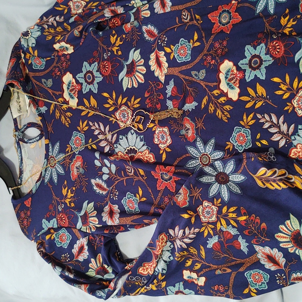 Girls Dress - Size 16 - Navy
